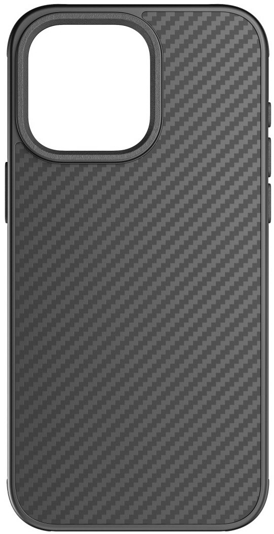 Cover Robust Carbon für iPhone 15 Pro Max schwarz von Black Rock