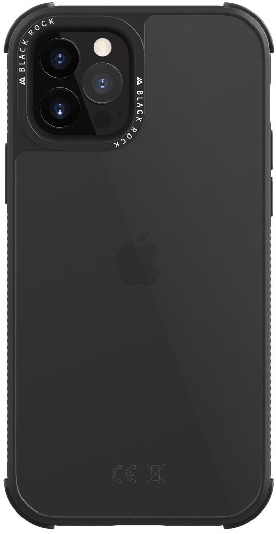 Cover Robust Transparent für iPhone 12/12 Pro schwarz Cover Robust Transparent für iPhone 12/12 Pro schwarz von Black Rock