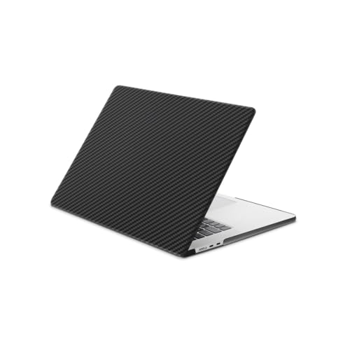 Hama Hülle für MacBook Air M2 2022 13 Zoll (ultradünne Schutzhülle, Macbook Zubehör, Schutz, Case, Cover gegen Kratzer und Schmutz, Hartschale, Komplettschutz) Carbon von Black Rock