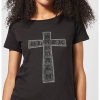 Black Sabbath Cross Damen T-Shirt - Schwarz - 3XL von Black Sabbath