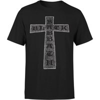 Black Sabbath Cross Herren T-Shirt - Schwarz - 3XL von Black Sabbath