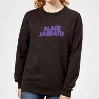 Black Sabbath Logo Damen Sweatshirt - Schwarz - L von Black Sabbath