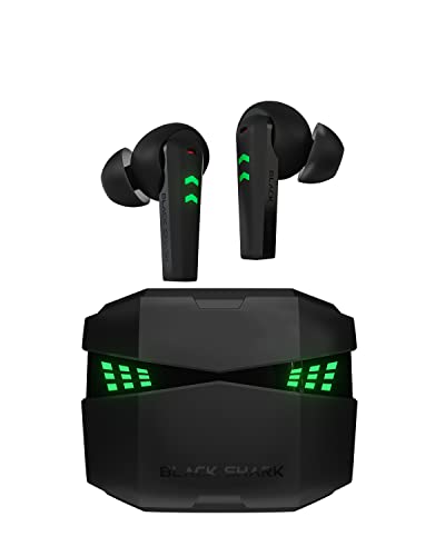 Black Shark Bluetooth Kopfhörer mit 0,035s Ultra-niedriger Latenz, Kopfhörer Kabellos Gaming Kopfhörer mit Bluetooth 5,3, Dual Environmental Noise Cancelling Mikrofone, IPX5 Wasserdicht, 28H Hörzeit Black Shark Bluetooth Kopfhörer mit 0,035s Ultra-niedriger Latenz, Kopfhörer Kabellos Gaming Kopfhörer mit Bluetooth 5,3, Dual Environmental Noise Cancelling Mikrofone, IPX5 Wasserdicht, 28H Hörzeit von Black Shark