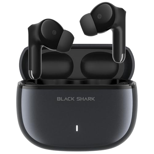 Black Shark Earbuds T23, Autonomie 40 Stunden, klare Anrufe mit ENC, kabellose Bluetooth-Kopfhörer, Schwarz Black Shark Earbuds T23, Autonomie 40 Stunden, klare Anrufe mit ENC, kabellose Bluetooth-Kopfhörer, Schwarz von Black Shark