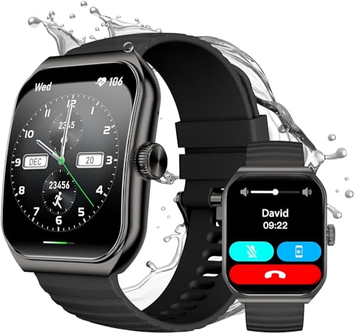 Black Shark GT3 Smartwatch mit 1.96 AMOLED Display, 100+ Sportmodi, 10 Tage Akkulaufzeit, Bluetooth Telefonieren mit ENC & IP68 Wasserabweisende Smartwatch für Fitness & Alltag - Schwarz (Schwarz) von Black Shark
