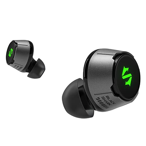Black Shark Kabellose Ohrhörer mit 35 ms ultra-niedriger Latenz, kabellose Gaming-Kopfhörer mit Soundqualität in Studioqualität, Bluetooth 5.2, klare Mikrofone, bequeme Passform – Lucifer T4 Black Shark Kabellose Ohrhörer mit 35 ms ultra-niedriger Latenz, kabellose Gaming-Kopfhörer mit Soundqualität in Studioqualität, Bluetooth 5.2, klare Mikrofone, bequeme Passform – Lucifer T4 von Black Shark