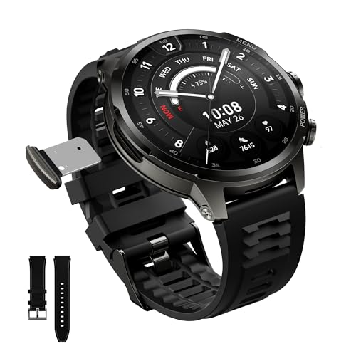Black Shark Watch X Pro Smartwatch, Android 4G LTE Telefonuhr mit 1,75 Zoll AMOLED-Display, rotierende Kamera, 4 GB + 32 GB, GPS, 75 Stunden Autonomie, Gesundheitsüberwachung, IPX5, Schwarz Black Shark Watch X Pro Smartwatch, Android 4G LTE Telefonuhr mit 1,75 Zoll AMOLED-Display, rotierende Kamera, 4 GB + 32 GB, GPS, 75 Stunden Autonomie, Gesundheitsüberwachung, IPX5, Schwarz von Black Shark