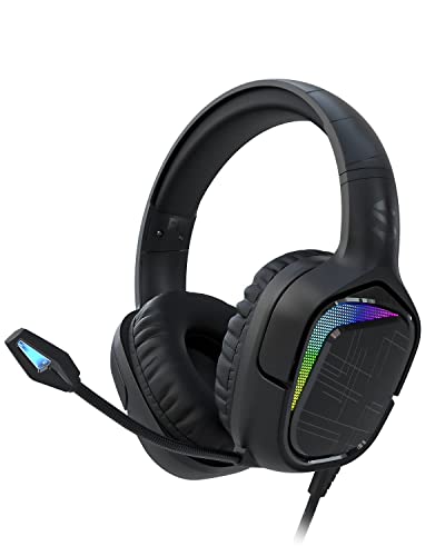 Gaming Headset with Microphone for PC PS4 PS5 Xbox Switch Computer, Wired Gamer Headphones with Noise Cancellation Mic, Stereo Surround Sound, LED Light, Soft Memory Cups All Day Comfort Design Gaming Headset with Microphone for PC PS4 PS5 Xbox Switch Computer, Wired Gamer Headphones with Noise Cancellation Mic, Stereo Surround Sound, LED Light, Soft Memory Cups All Day Comfort Design von Black Shark
