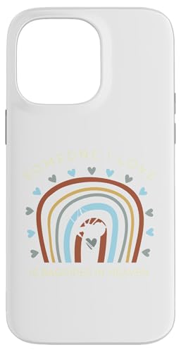 Lustiges T-Shirt mit Aufschrift "someone i love is bagpipes in heaven" Hülle für iPhone 14 Pro Max von Black Shirt