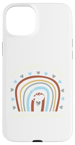 Lustiges T-Shirt mit Aufschrift "someone i love is bagpipes in heaven" Hülle für iPhone 15 Plus von Black Shirt