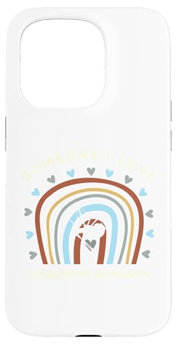 Lustiges T-Shirt mit Aufschrift "someone i love is bagpipes in heaven" Hülle für iPhone 15 Pro von Black Shirt