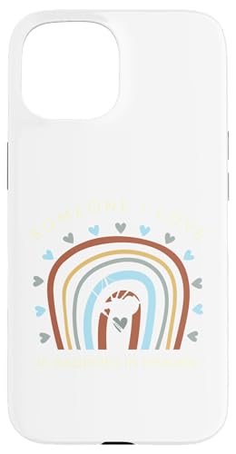 Lustiges T-Shirt mit Aufschrift "someone i love is bagpipes in heaven" Hülle für iPhone 15 von Black Shirt