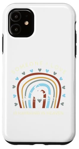 Lustiges T-Shirt mit Aufschrift "someone i love is kayaking in heaven" Hülle für iPhone 11 von Black Shirt