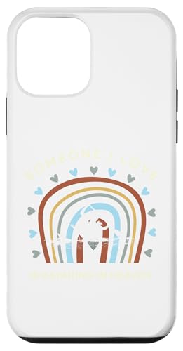 Lustiges T-Shirt mit Aufschrift "someone i love is kayaking in heaven" Hülle für iPhone 12 mini von Black Shirt