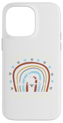 Lustiges T-Shirt mit Aufschrift "someone i love is kayaking in heaven" Hülle für iPhone 14 Pro Max von Black Shirt