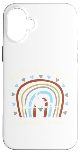 Lustiges T-Shirt mit Aufschrift "someone i love is kayaking in heaven" Hülle für iPhone 16 Plus von Black Shirt