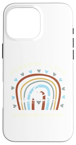 Lustiges T-Shirt mit Aufschrift "someone i love is kayaking in heaven" Hülle für iPhone 16 Pro Max von Black Shirt