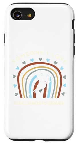 someone i love is billiard in heaven lustiges tee Hülle für iPhone SE (2020) / 7 / 8 von Black Shirt