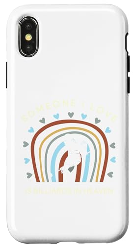 someone i love is billiard in heaven lustiges tee Hülle für iPhone X/XS von Black Shirt