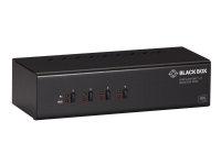 Black Box KVM SWITCH 4-PORT DUAL-MONITOR DP 4K 60HZ USB 3.0 HUB AUDIO von Black box