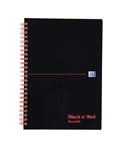 BLK N RED WIRNBK A5 140 PAGES FT RCYC von Black n' Red