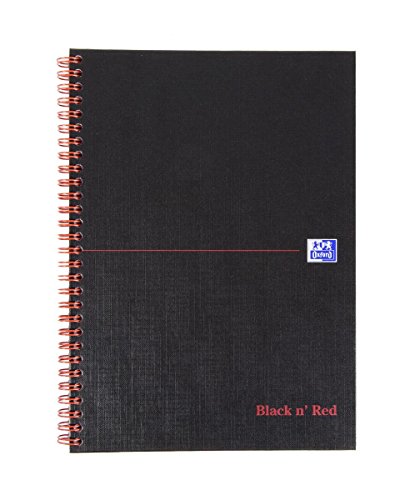 Black n Red 400099450 B5 linierter Rand, perforiert, drahtgebunden, fester Einband, Notizbuch von Black n' Red