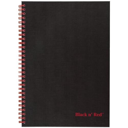 Black n' Red Notizbuch, Hardcover, gebunden Medium/Large Pack of 1 rot von Black n' Red