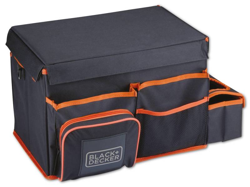BLACK & DECKER Auto-Organizer, Tasche mit Fächern, 47,5x25x30 cm von Black & Decker