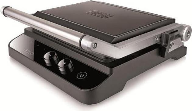 Black+Decker BXGR2000E Elektrischer Grill, 2000 W, Edelstahl (BXGR2000E) von Black & Decker