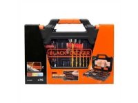 Black & Decker A7231-XJ, Bohrer, Elektro-Mehrzweckwerkzeug, Bohrerbit-Set, Metall, Stein, Holz, 8 mm, 8 mm, Schwarz, Orange von Black & Decker