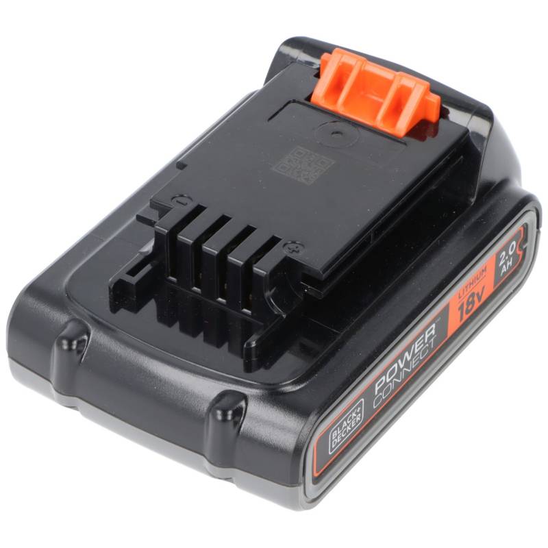 Black & Decker Akku BL1820-XJ, 18V 2.0Ah für 18V Gartengeräte derselben 18 V-Klasse BL2018 Original von Black & Decker