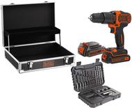 Black&Decker Akku-Schlagbohrschraube BDCHD18B2FC 2x1,5Ah 18V (BDCHD18B2FC-QW) von Black & Decker