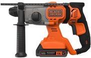 BLACK+DECKER BCD900E2K - Bohrhammer - schnurlos - 3 Modi - SDS-plus - 1,2 Joules - 2 Akkus - 18 V (BCD900E2K-QW) von Black & Decker