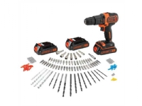 Black & Decker BDCHD181B3A, Handbohrmaschine, 1 cm, 2,5 cm, 1 cm, 1 cm, 360 RPM von Black & Decker