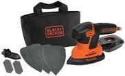 Black & Decker KA2000 Mouse-Schleifer Staubfangbehälter mit Mikrofilter, Klett-Fix, Werkzeugtasche (KA2000) von Black & Decker