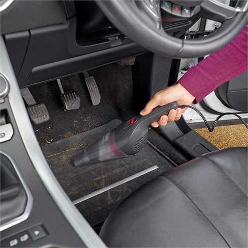 Black & Decker NVB12AVA-XJ Handstaubsauger Grau, Rot Beutellos (NVB12AVA) von Black & Decker