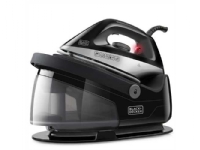 Black & Decker BXSS2200E, Trocken- & Dampfbügeleisen, 120 g/min, Schwarz, 120 g/min, 1,5 l, Abnehmbar von Black & Decker