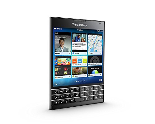 BlackBerry Passport Single SIM 4G 32GB Schwarz Physische Tastatur QWERTY Display 4.5" LCD Capacitive BlackBerry 10 OS (Generalüberholt) von BlackBerry