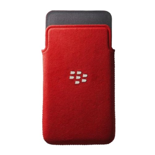 BlackBerry ACC-49282-202 Mikrofaser-Tasche für Z10 Handy rot von Blackberry
