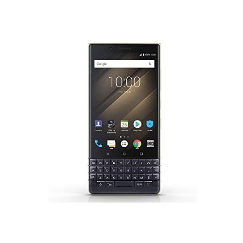 BlackBerry KEY2 LE Dual-SIM (64 GB, BBE100-4, QWERTZ-Tastatur) (nur GSM, nicht CDMA) 4G Smartphone Factory Unlocked (Champagner / Gold) - Internationale Version von Blackberry