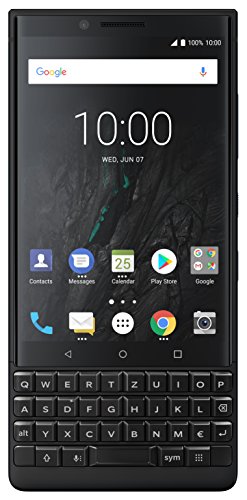 BlackBerry Key2 Single SIM Smartphone (4,5 Zoll Display, 12 Megapixel Kamera, LTE, 6 GB RAM, 64 GB Speicher, Quick Charge 3.0, Android 8.1 Oreo) Schwarz von Blackberry