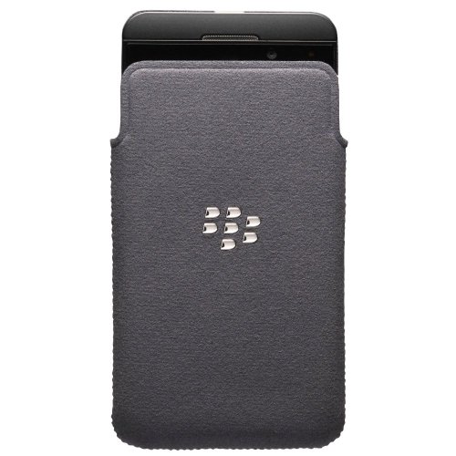 Blackberry ACC-49282-201 Mikrofaser-Tasche für Z10 Handy grau von Blackberry