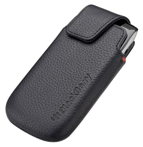 Blackberry Leder Hülle für Torch 9860 schwarz von Blackberry