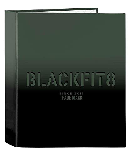 Blackfit8 Blackfit8-Ordner F. 4 Ringe 35 mm breiter Farbverlauf 27 x 33 x 6 cm, mehrfarbig (SAFTA 542246657) von Blackfit8