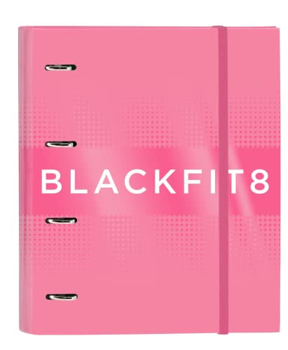 Blackfit8 Glow Up 4 Ringe, 35 mm, mit 100 Blatt, DIN A4, 270 x 35 x 320 mm von Blackfit8