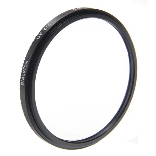 BlackFox UV PRO Filter / Schutzfilter 58 mm (16x beschichtetes MC-Glas, Slim-Metallfassung, Lotuseffekt) von ODIPPO