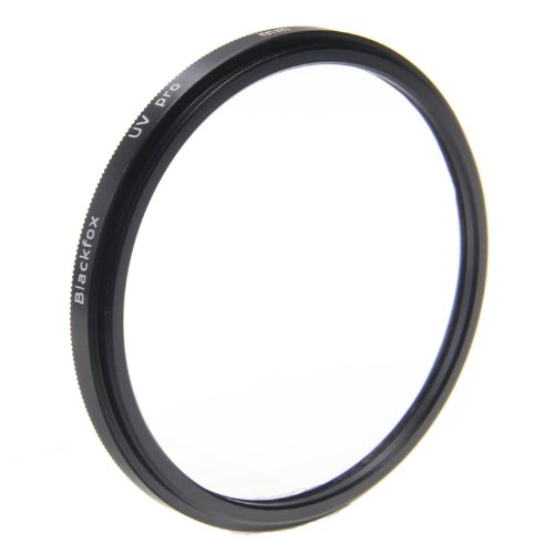 BlackFox UV PRO Filter / Schutzfilter 62 mm (16x beschichtetes MC-Glas, Slim-Metallfassung, Lotuseffekt) von Blackfox