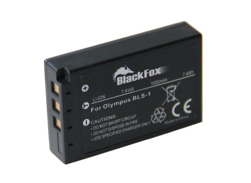 Blackfox BF-BLS1 Li-Ion Ersatzakku Typ Olympus PS-BLS1 (7,4V, 1000mAh) von Blackfox