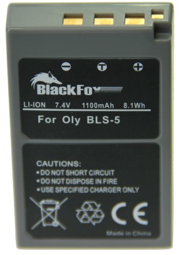 Blackfox BF-BLS5 Li-Ion Ersatzakku Typ Olympus PS-BLS5 (7,4V, 1100mAh) von Blackfox
