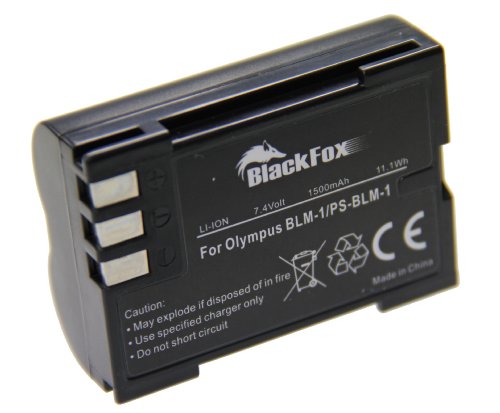 Blackfox BF-M1 Li-Ion Ersatzakku Typ Olympus PS-BLM1 (7,2V, 1500mAh) von Blackfox